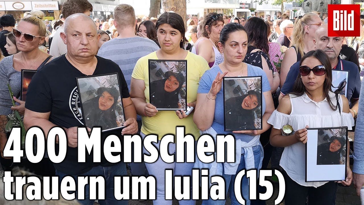 Trauermarsch f&uuml;r erstochene Iulia (15) aus Viersen