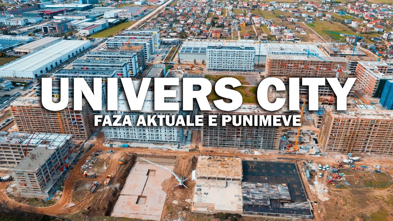 UNIVERS CITY | 5K DRONE VIDEO, TIRANA 2024