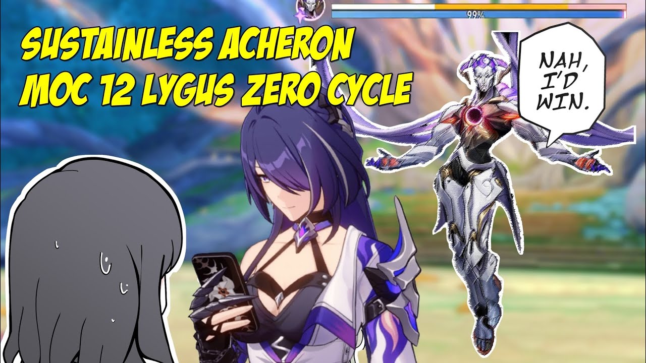 Sustainless Acheron - MoC 12 Lygus Zero Cycle - Honkai Star Rail 3.5