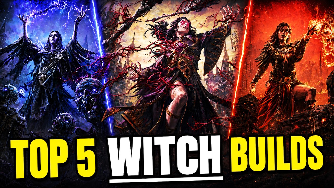 ТОП-5 ЛУЧШИХ БИЛДОВ ДЛЯ ВЕДЬМЫ В ВЕРСИИ 0.5! Билд Ведьмы в Path of Exile 2 0.5 (НОВАЯ МЕТА)