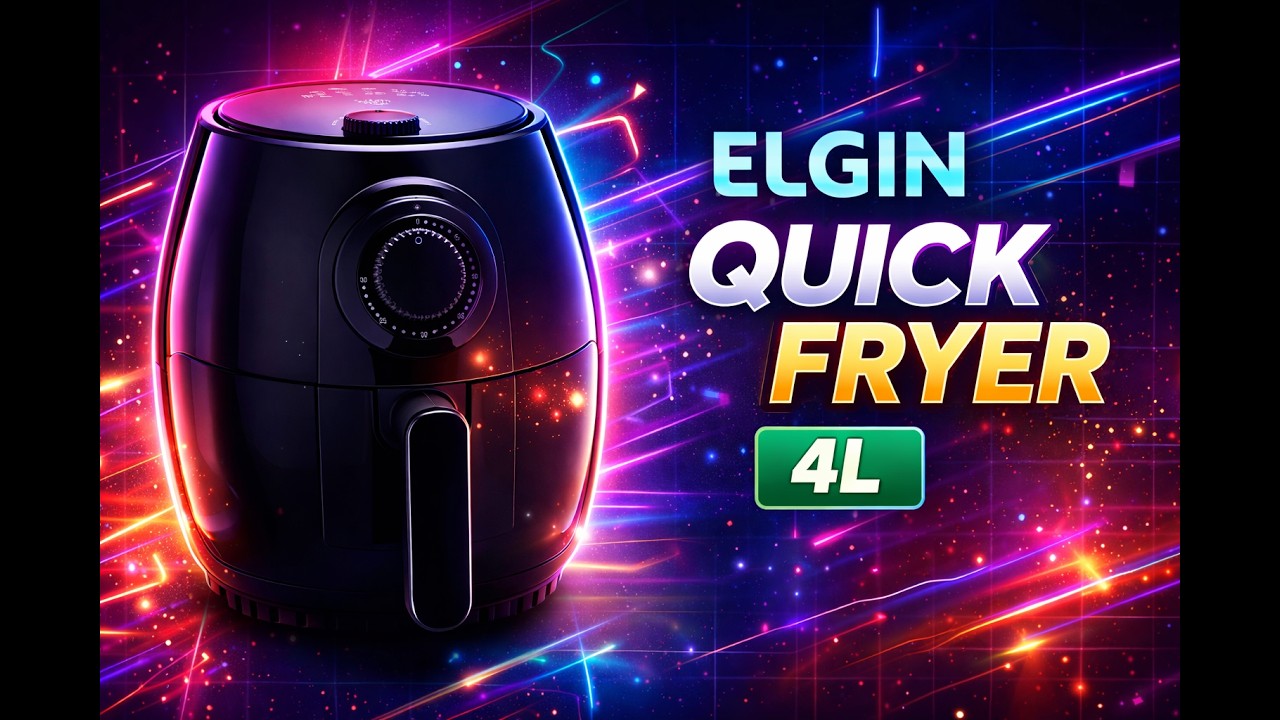Analise Airfryer Elgin Quick Fryer 4L – Praticidade, rapidez e receitas sequinhas no dia a dia