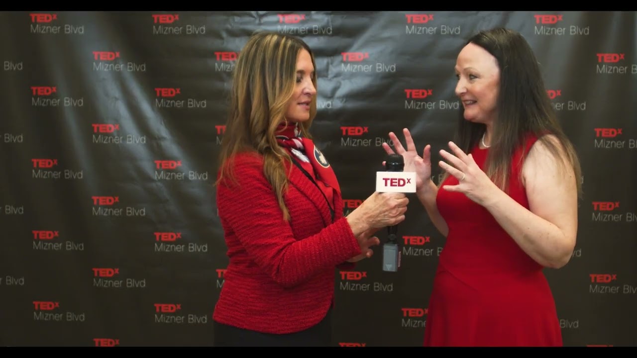 TedX Mizner Blvd Red Carpet Interview with Eugina Jordan