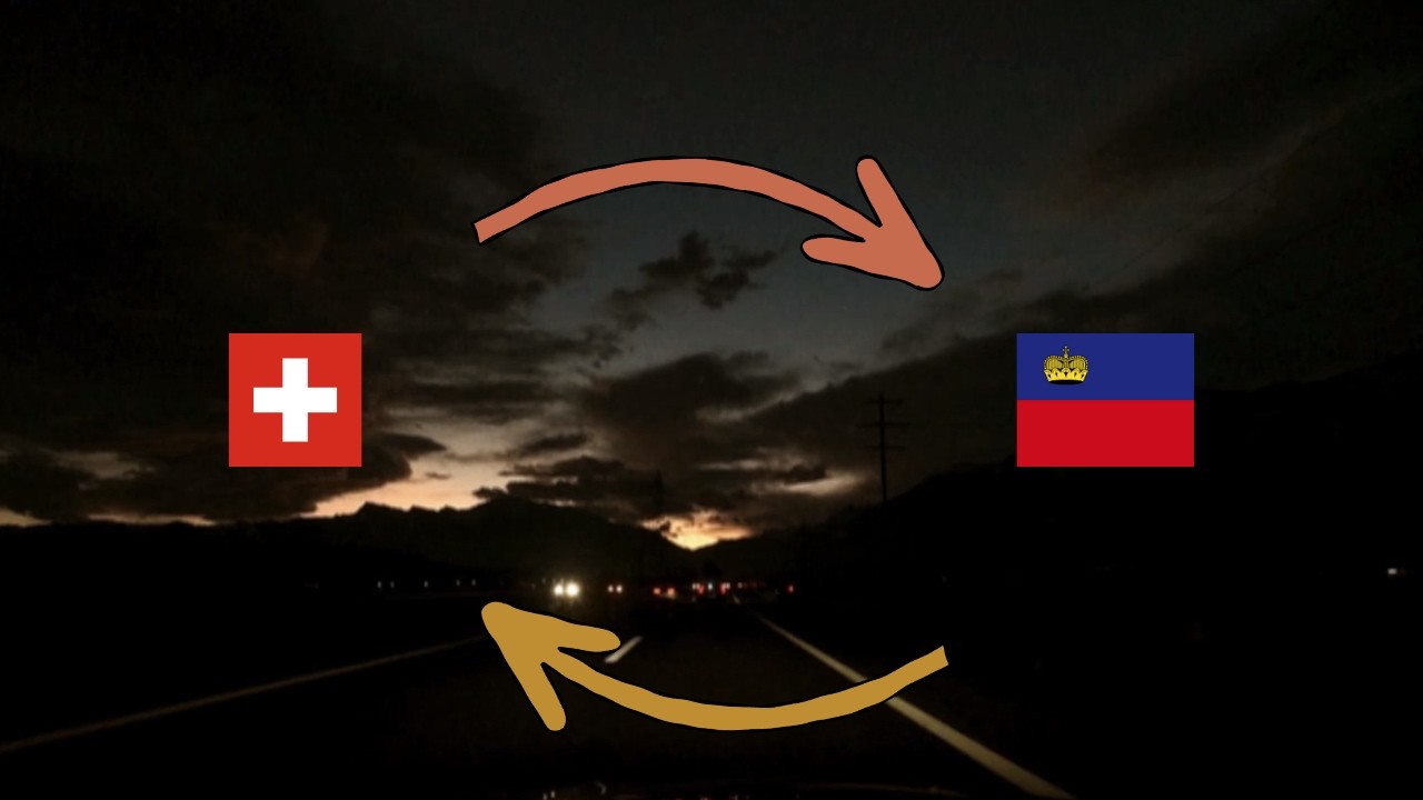 S1E2 - Commuting to another Country 🇱🇮🇨🇭 | Goldau to Vaduz, Liechtenstein