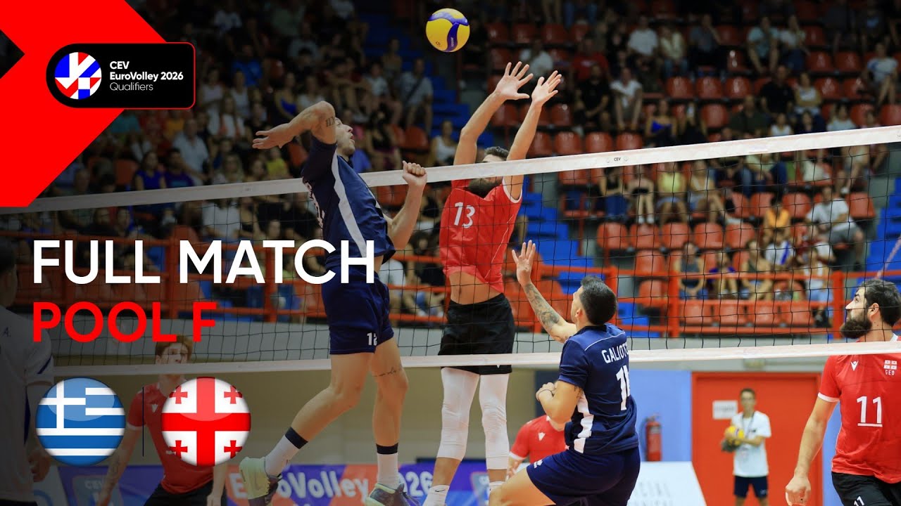 Full Match | Greece vs. Georgia - CEV EuroVolley 2026 | Qualification Phase M | Pool F