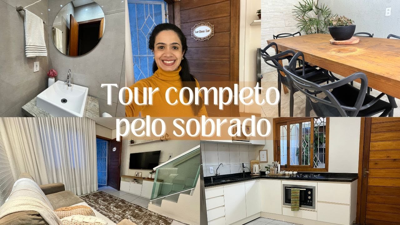TOUR PELO NOSSO SOBRADO, COMPACTO COM COZINHA PLANEJADA.
