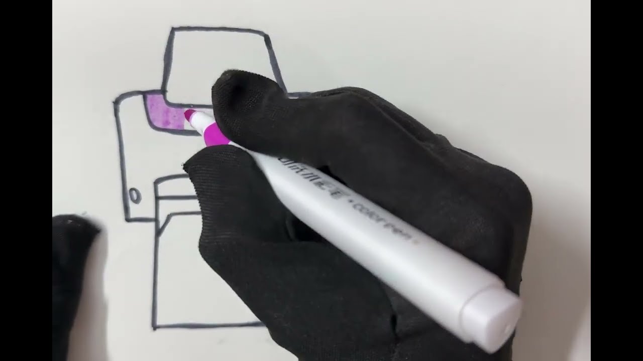 How to draw a printer 🖨️ machine in simple and easy way 