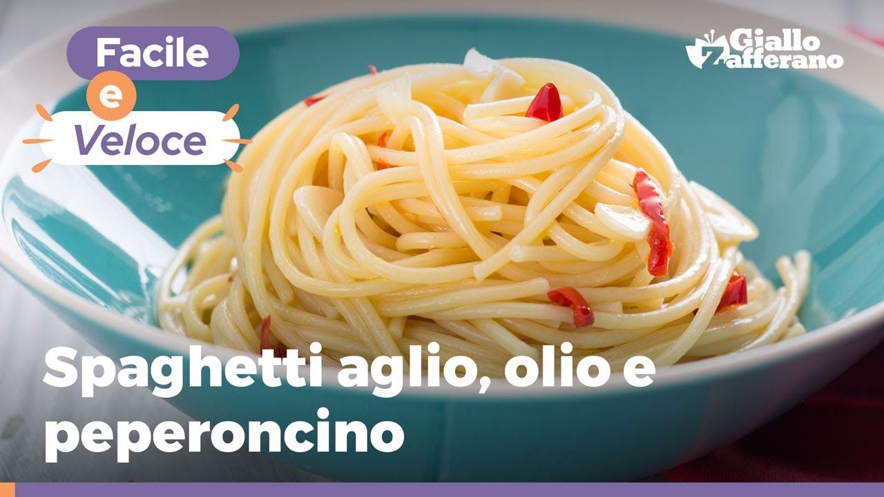 SPAGHETTI AGLIO OLIO E PEPERONCINO: facilissimi e super cremosi!