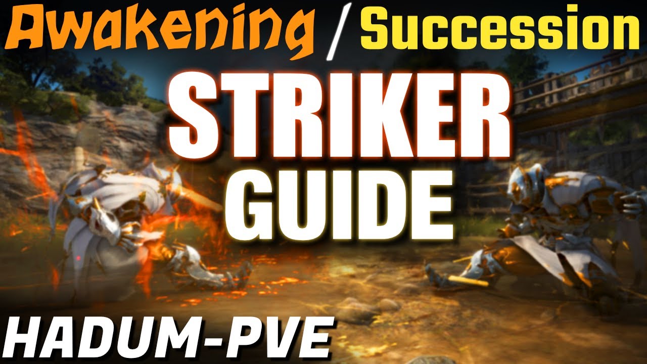 BDO Awk & Succ STRIKER Guide -  End Game PVE / HADUM
