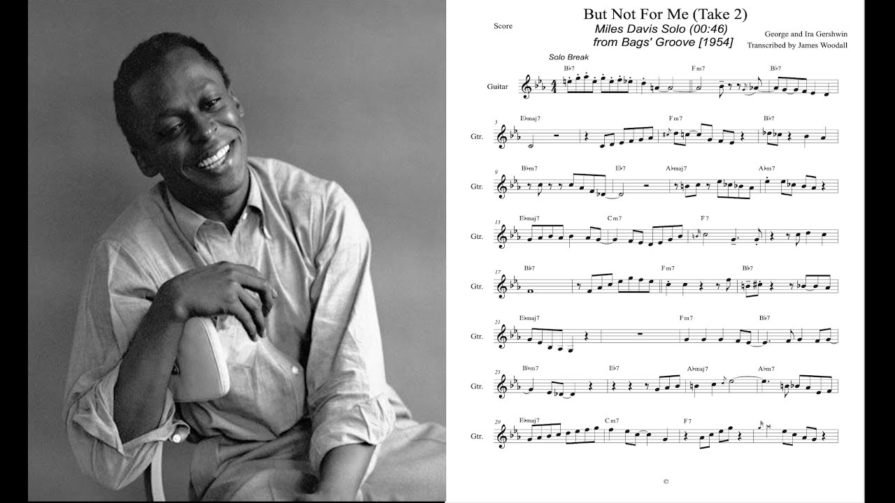 But Not For Me [Take 2] - Miles Davis (Solo Transcription)
