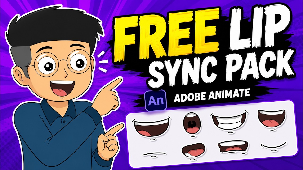 how to make lip sync tutorial | how to make animation video Part 2 | Adobe Animate cc | Pc Animation