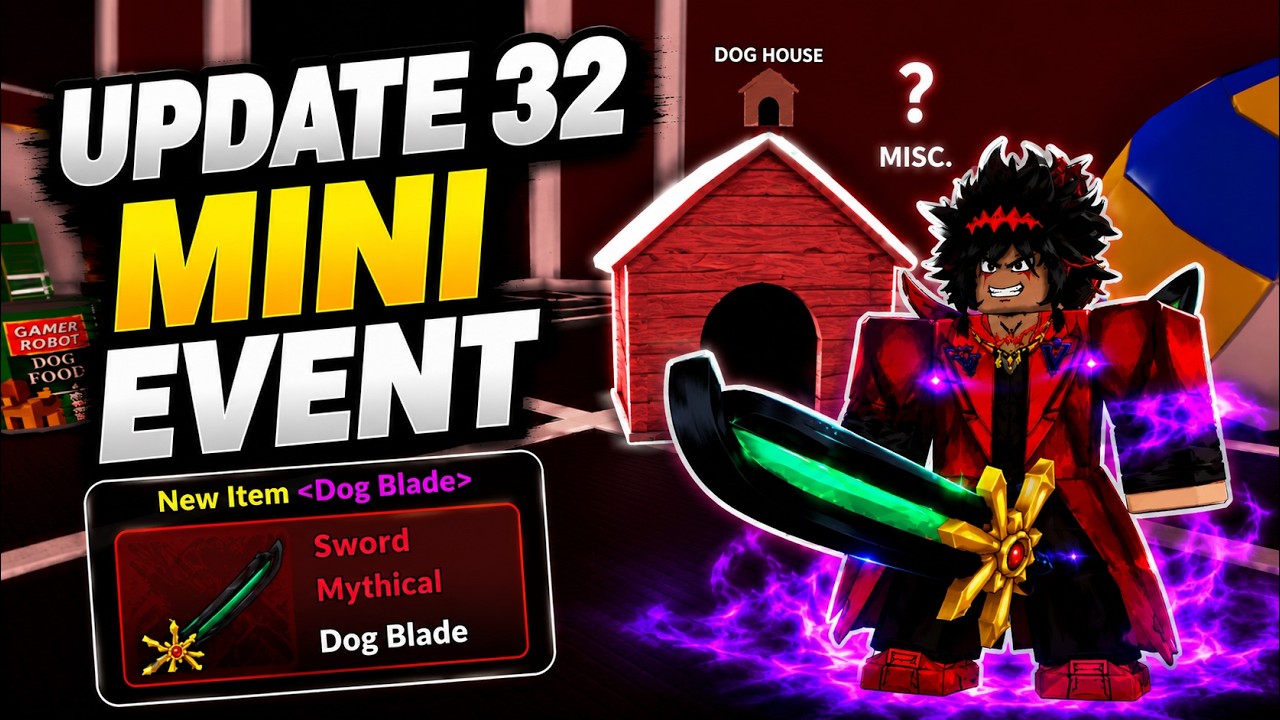 NEW BLOX FRUIT UPDATE 32 MINI EVENT! Full Dog House Event + Dog Blade (No Commentary)