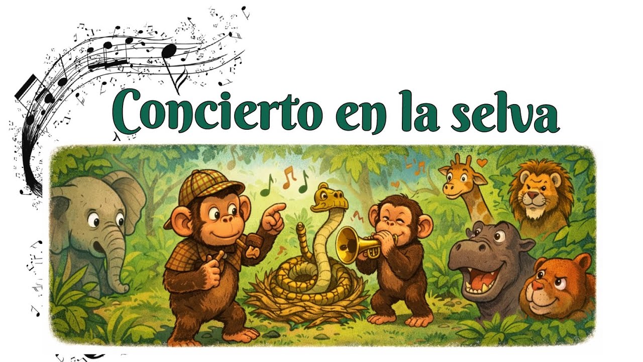 Cuento concierto en la selva (cuentos infantiles)