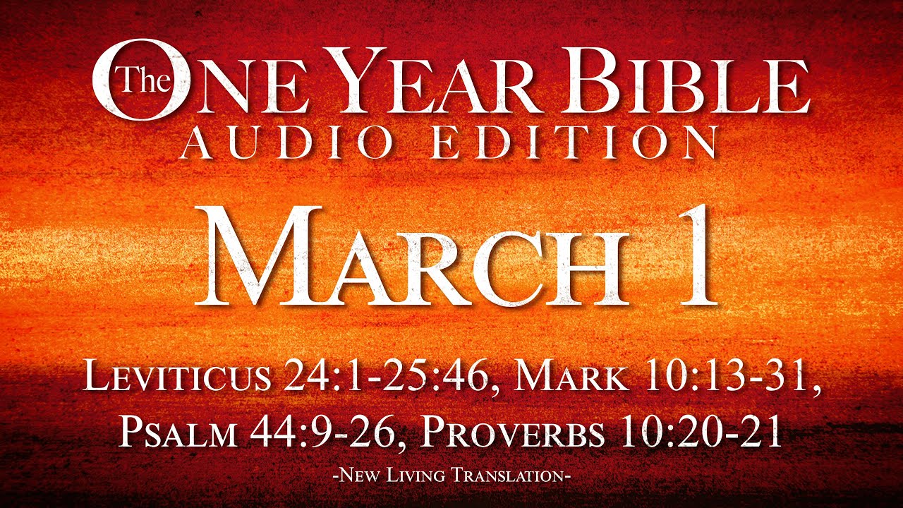 March 1 | One Year Bible Audio Edition