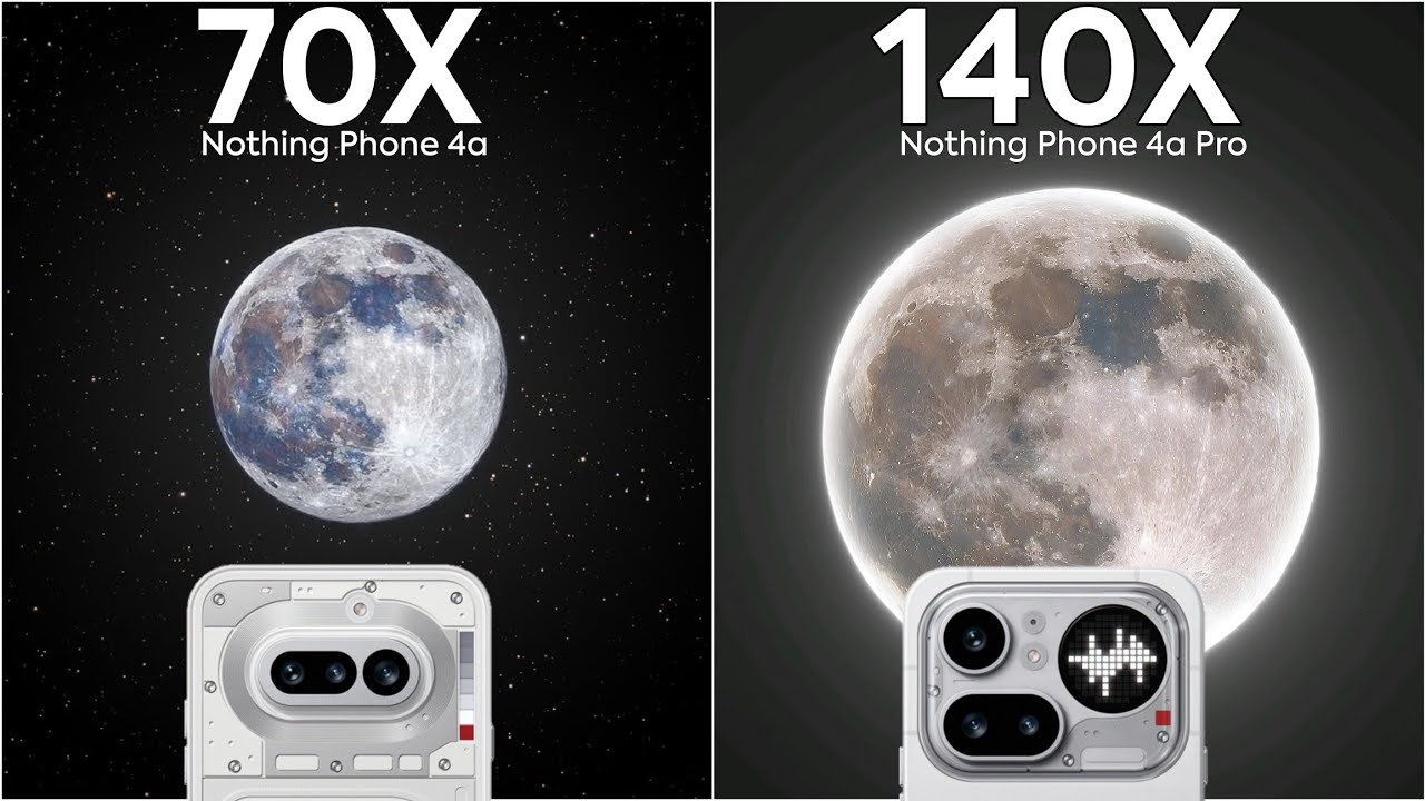 Сравнение производительности Nothing Phone 4a и Nothing Phone 4a Pro в режиме Live Zoom.