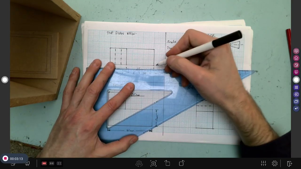 Third Angle Orthographic Projection Video 2 of 2