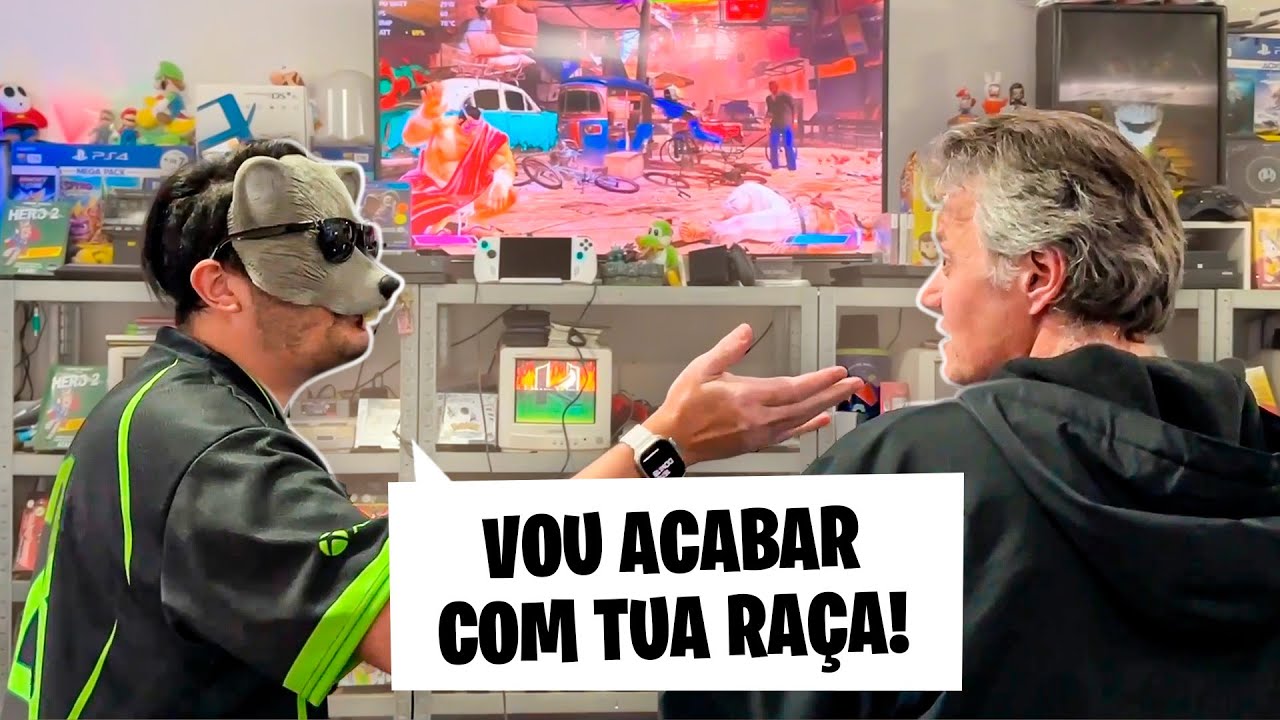 SAÍ NA PORRADA COM O TIOZÃO NA CASA DO VIDEOGAME