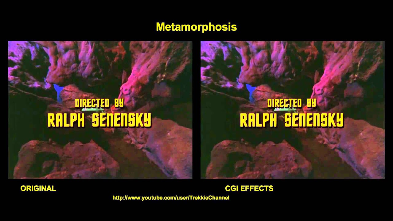 Star Trek - Metamorphosis - visual effects comparison