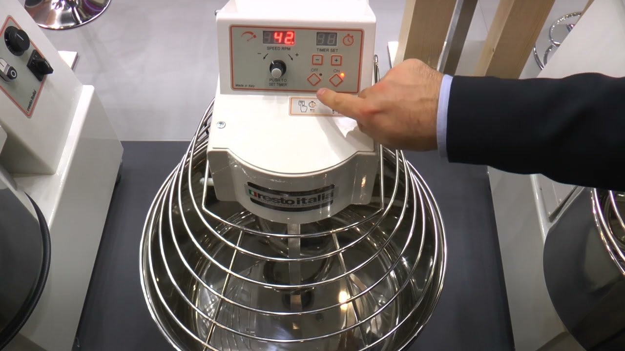 Tutorial Impastatrice a spirale a velocità variabile SKV LINE di Resto Italia