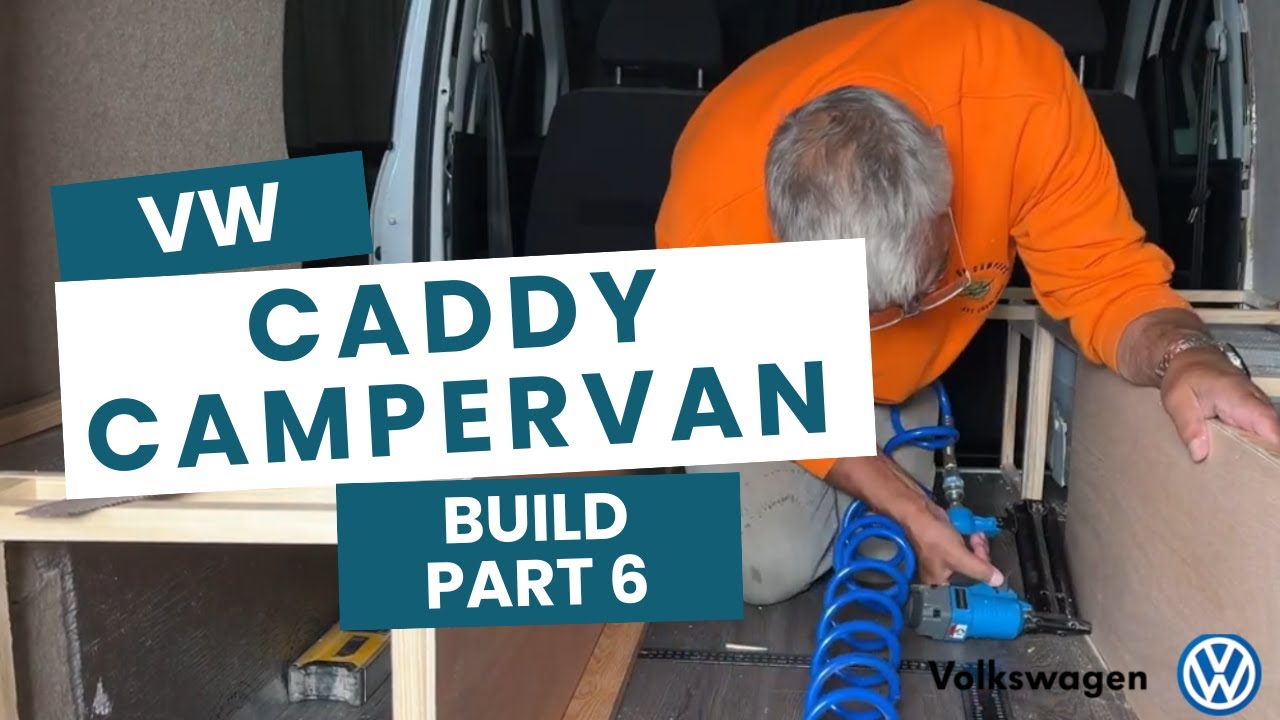 VW Caddy Campervan Conversion | PART 6 | How To Install A Bed Frame