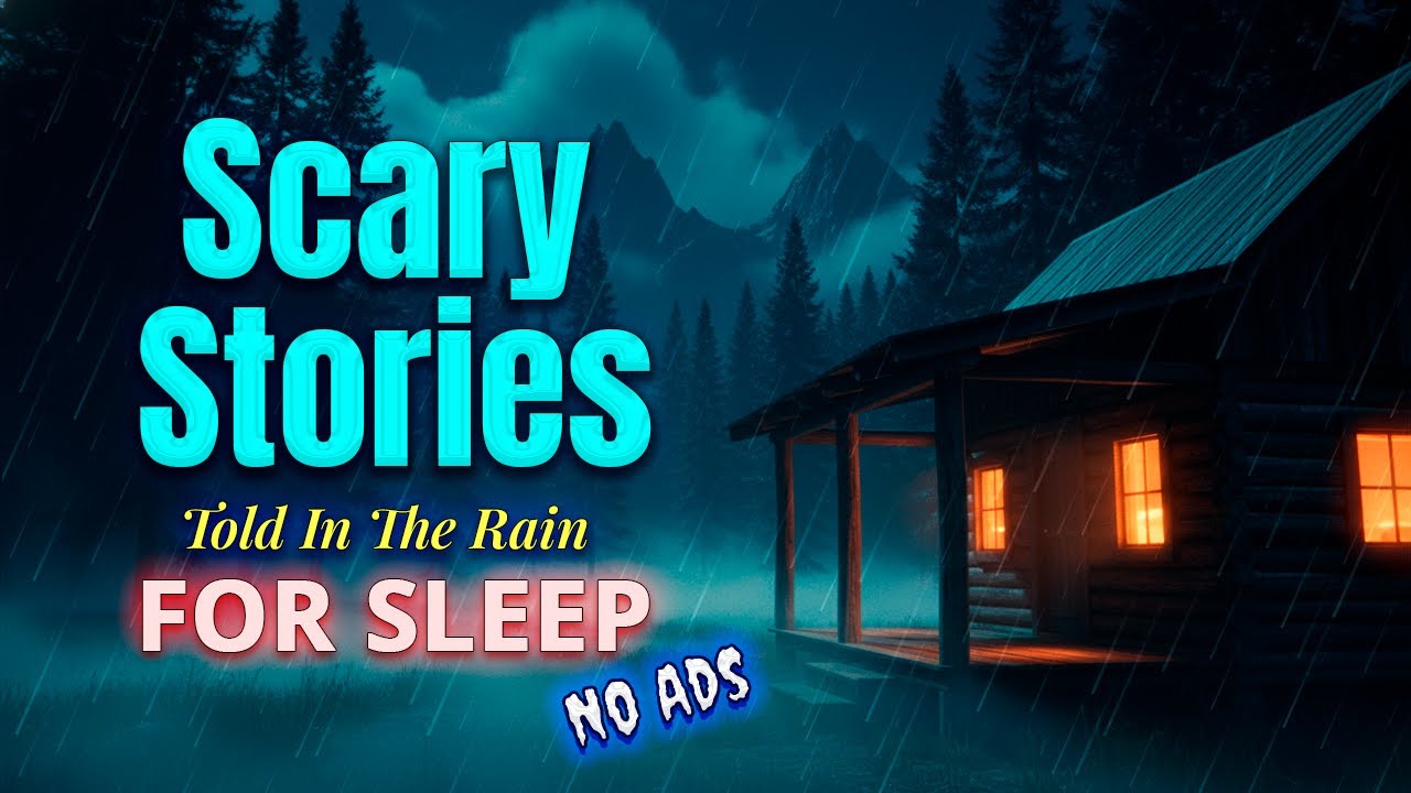 NO ADS | TRUE Scary Stories for Sleep | Gentle Rain Sounds | Black Screen | Vol. 14