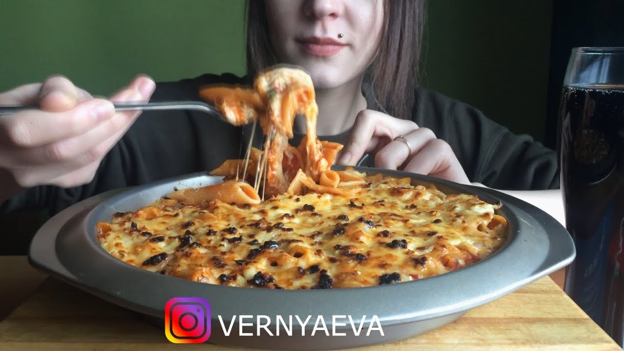 Паста в томатном соусе с сыром | Pasta in tomato sauce with cheese| NO Talking | ASMR | MUKBANG | 먹방