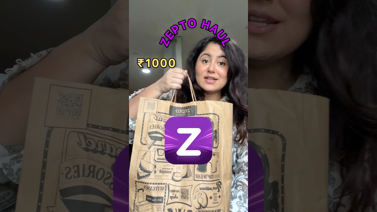 ZEPTO Haul under ₹1000 | Healthy Groceries