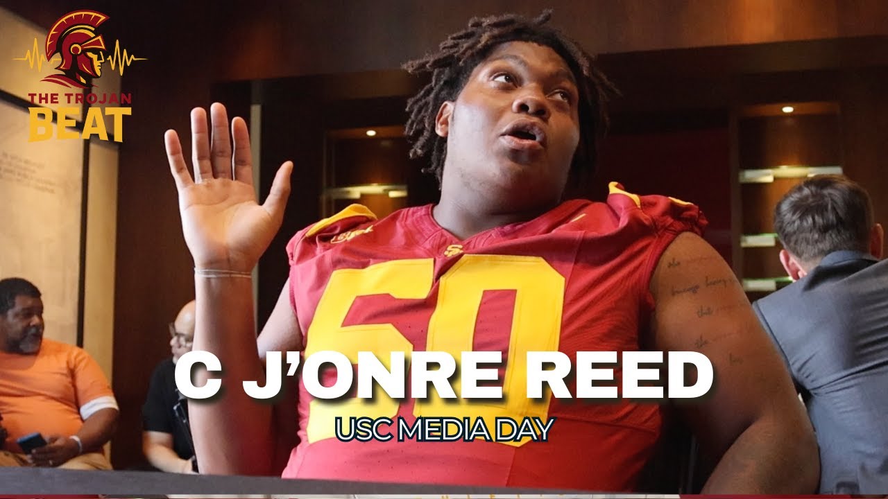 USC C J'Onre Reed talking about upcoming season, playing center at USC, his teammates and more