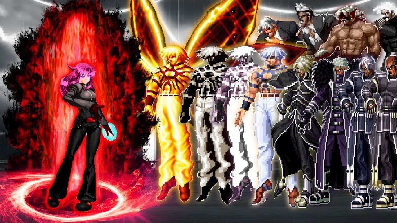 [KOF Mugen] Error Zero Vs Nest Bosses, Orochi, Ultmate Rugal Team