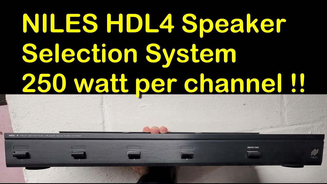 NIles HDL-4 Audiophile Stereo Speaker Selector