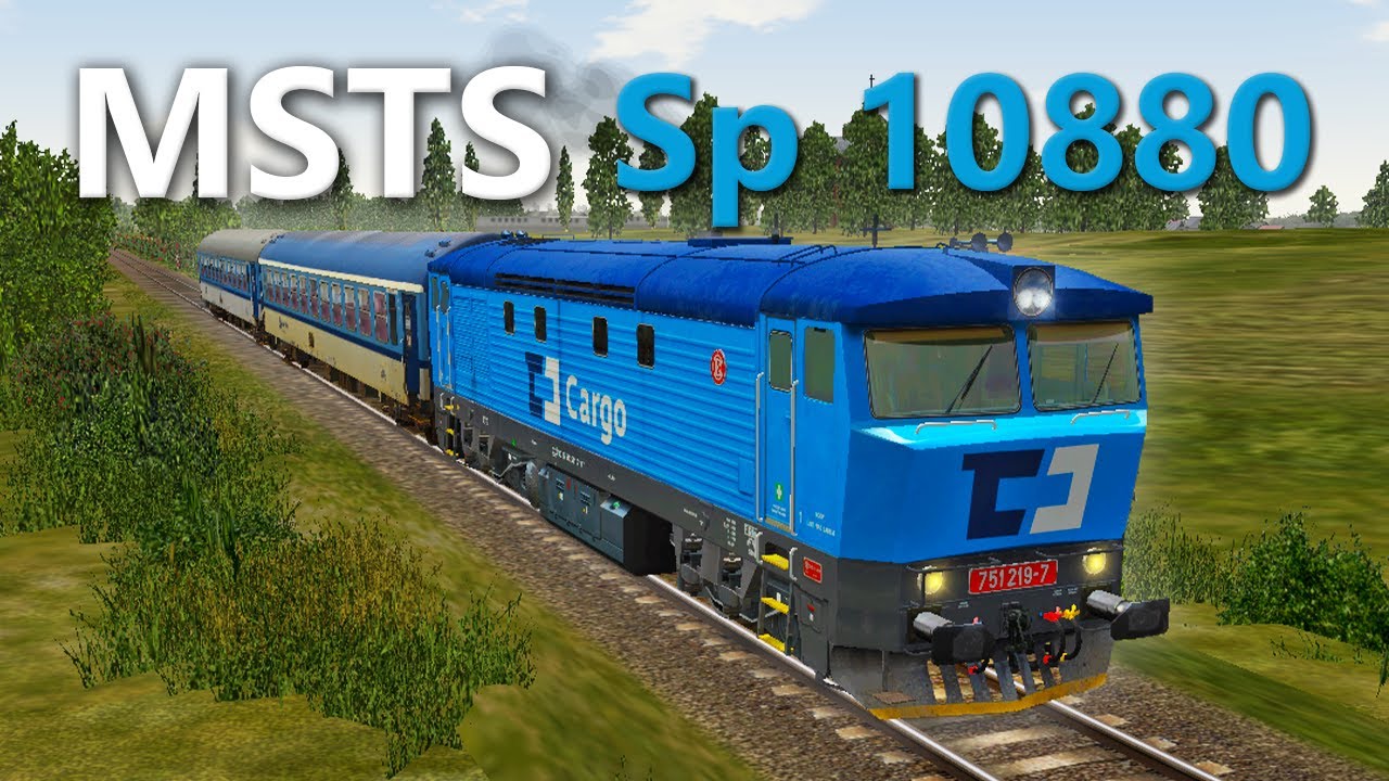Microsoft Train Simulator - trať ČR 310 | Sp 10880 Bruntál - Malá Morávka