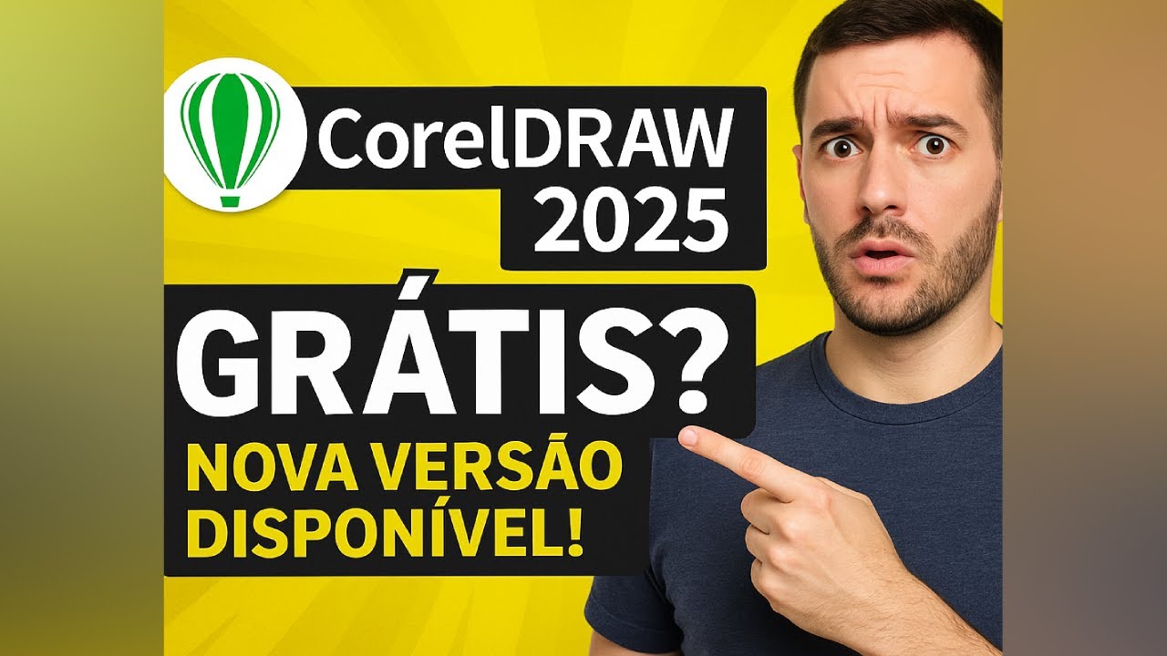 Como Usar o CorelDRAW 2025 Grátis Legalmente (Tutorial Passo a Passo!)