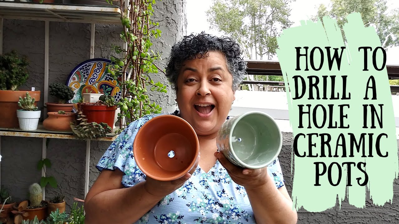 How to Drill Hole in Ceramic and Terra Cotta Pots