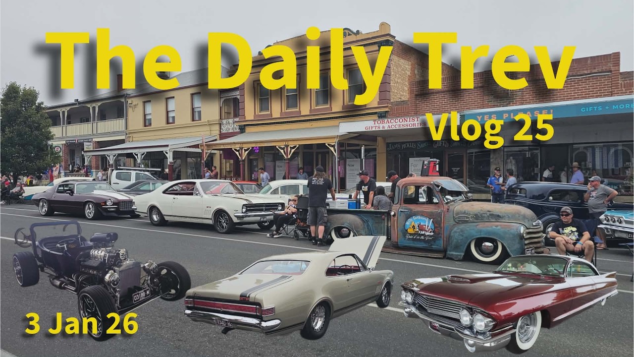 Check this out! Queenscliff Victoria rocks Classic Cars, Muscle Cars, and super unique Cars. Vlog 25