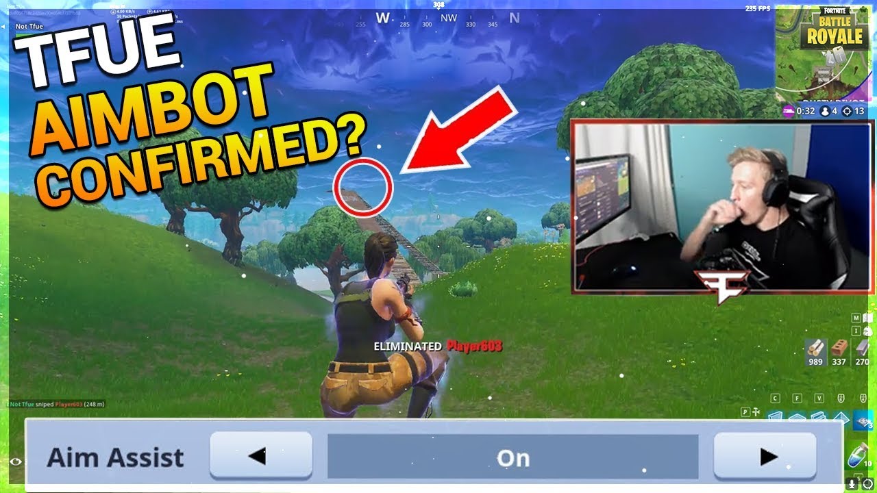 TFUE ACCUSED OF AIMBOT AFTER  THIS CLIP! AIMBOT CONFIRMED? | Fortnite Twitch Moments and Highlights