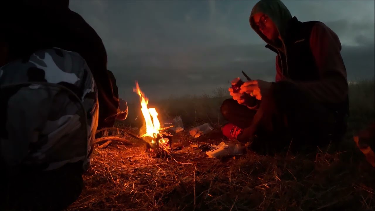 Fly camping adventure, fogged in, broken exhaust, rescued!