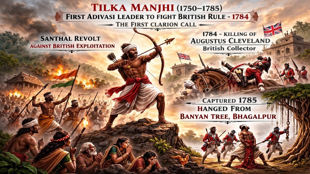 Tilka Majhi | S Vijay Jagadeesh #upsc #ias #civilservice