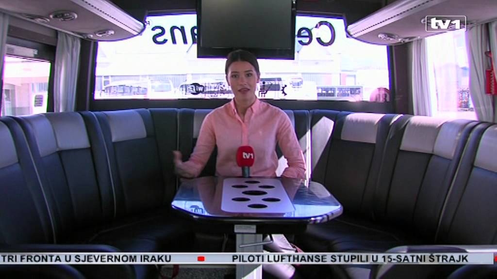 BiH dobila prvi luksuzni VIP autobus, TV1 prva zavirila u unutrašnjost