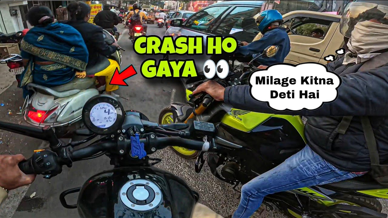 Public Reaction on My Ronin 👀|| Crash Hote Hote Bacha 😢|| Ankit Rides 