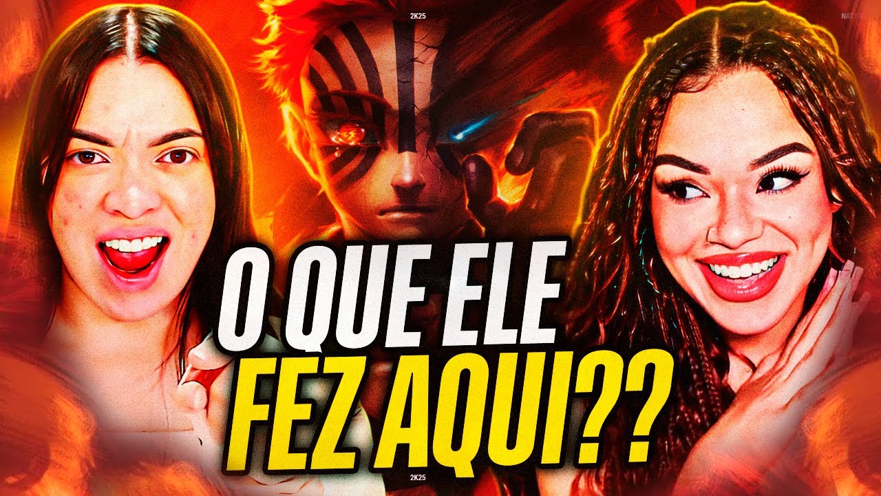 Henrique Mendonça: Akaza (Demon Slayer) - Crepúsculo | Vick e Nat [REACT]