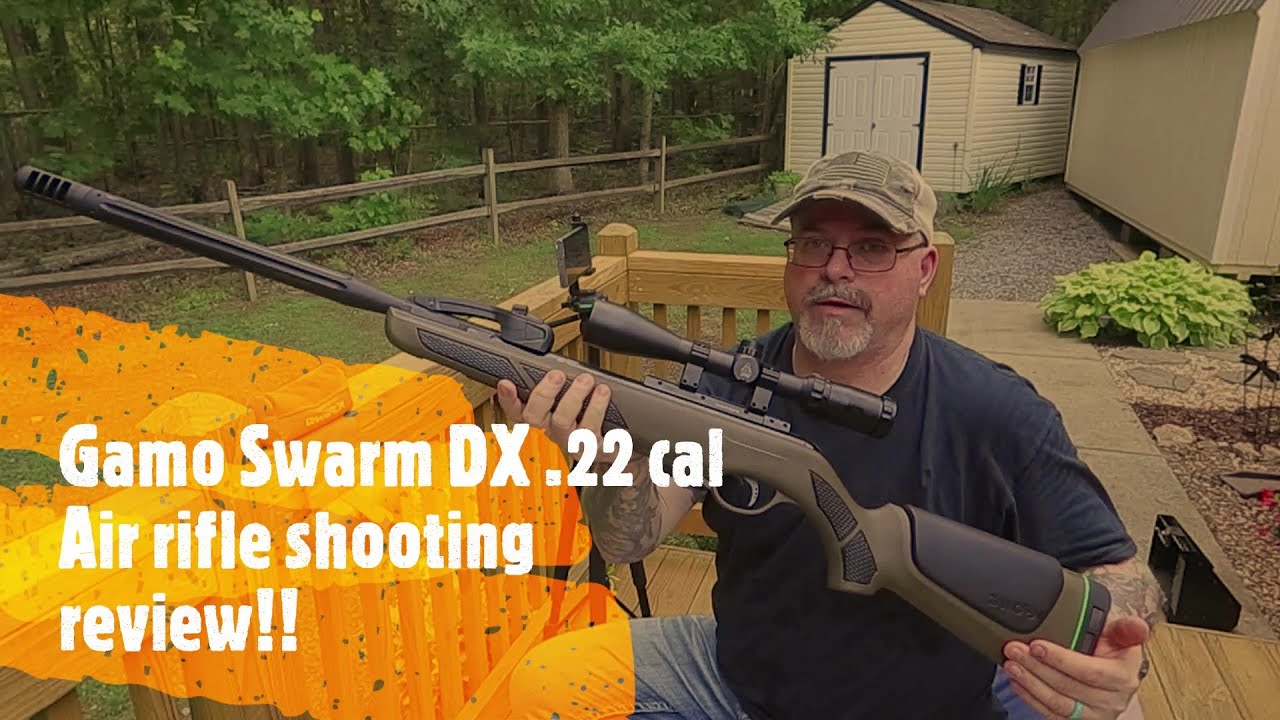 Обзор и стрельба из пневматической винтовки Gamo Swarm DX .22!! #gamo #gamoswarmdx #gamoswarm
