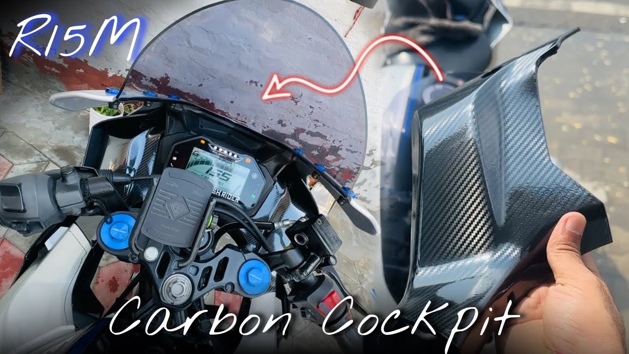 R15M Carbon Fiber Cockpit 🔥Indonesian Cockpit in R15M | Carbon Modification Series Ep.04