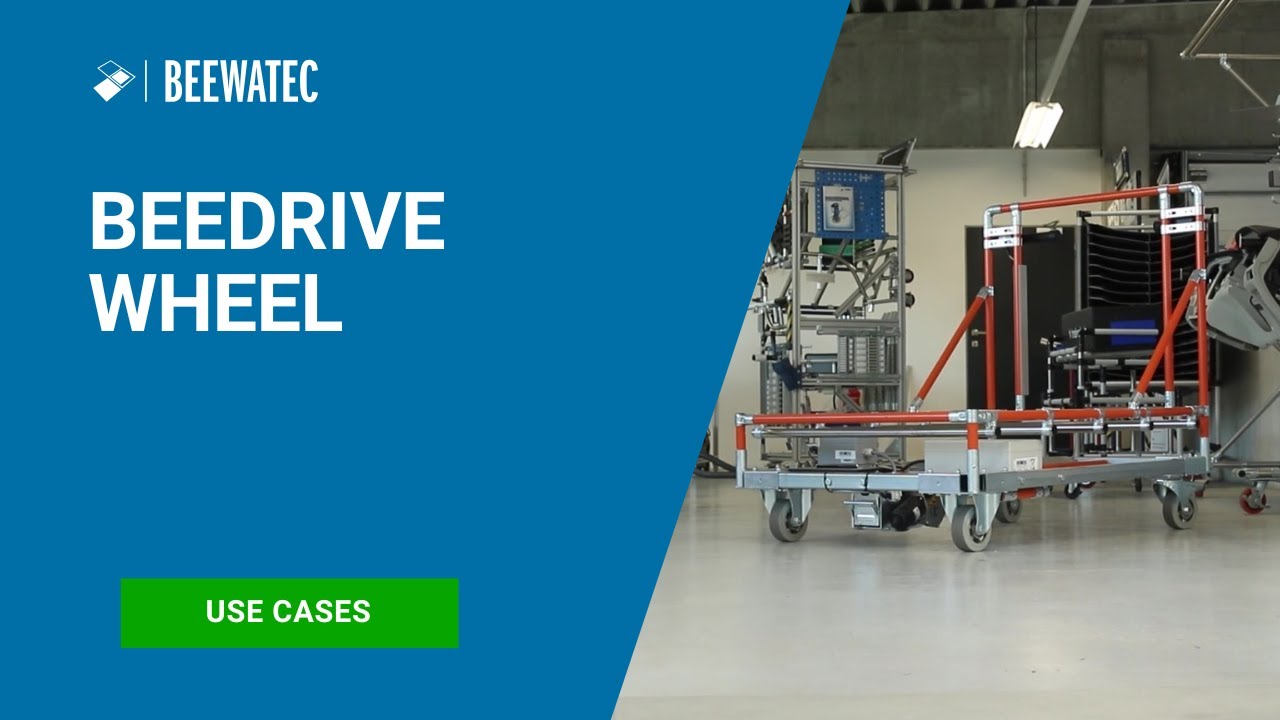 Beedrive Wheel | Power-Assist Solution for Moving Heavy Trolleys