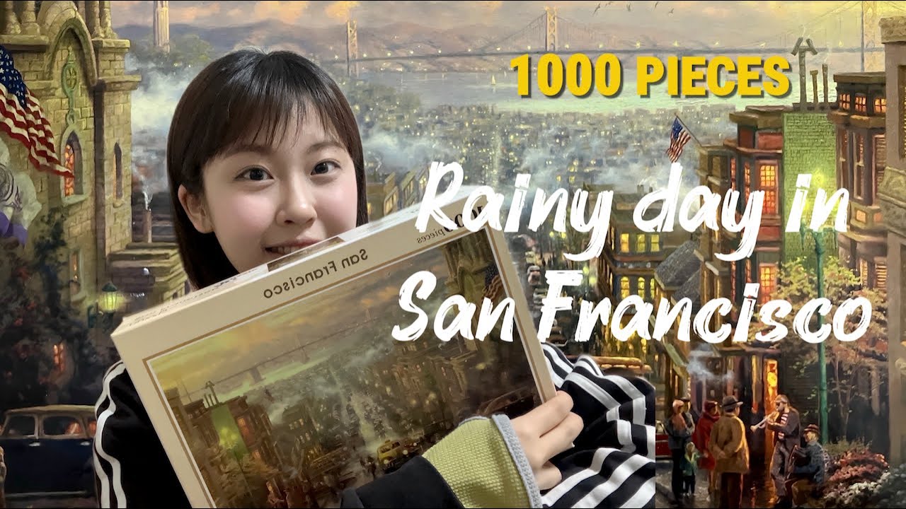 Rainy Day in San Francisco | 1000-Piece Jigsaw Puzzle Timelapse