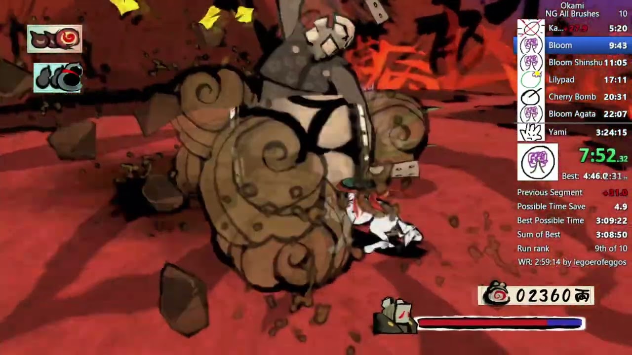Speedrun Okami NG All Brushes 3:24:07