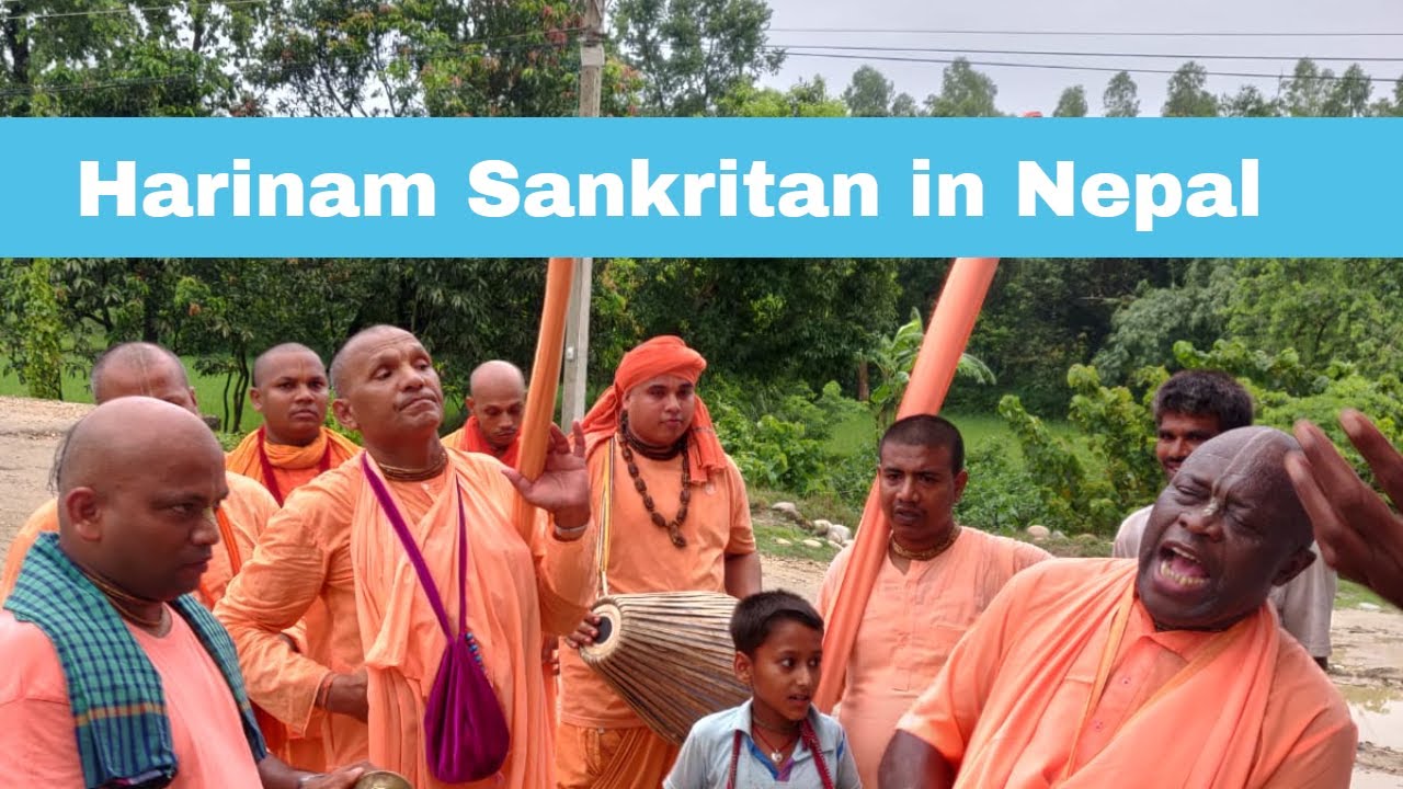 Nepal #travel #Journey to Nepal with the Devotees | Kamal Nayan Das