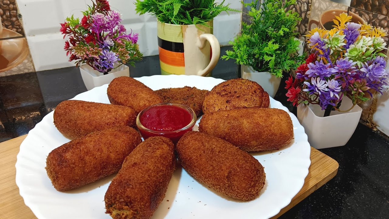 Crispy Bread Cutlet in 5 Minutes Recipe 😋 | Easy Evening Snack | Street Style Bread Cutlet at Home