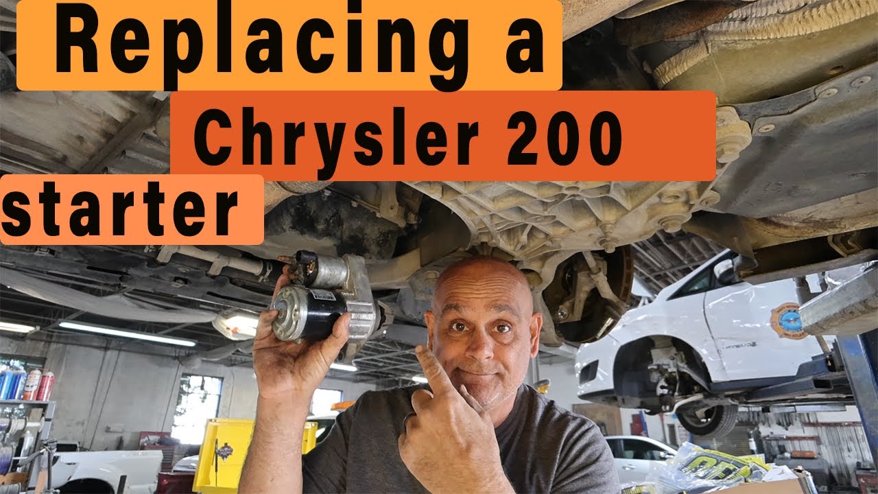 Простые шаги по снятию стартера с Chrysler 200 2015 года | Руководство «Сделай сам»