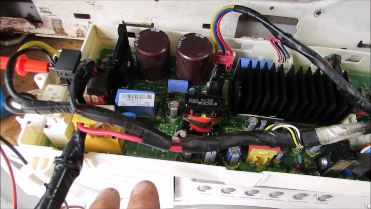 93 - COMO TESTAR PLACA PRINCIPAL LAVA E SECA LG WD1485 // WHATS (11) 94116-1466