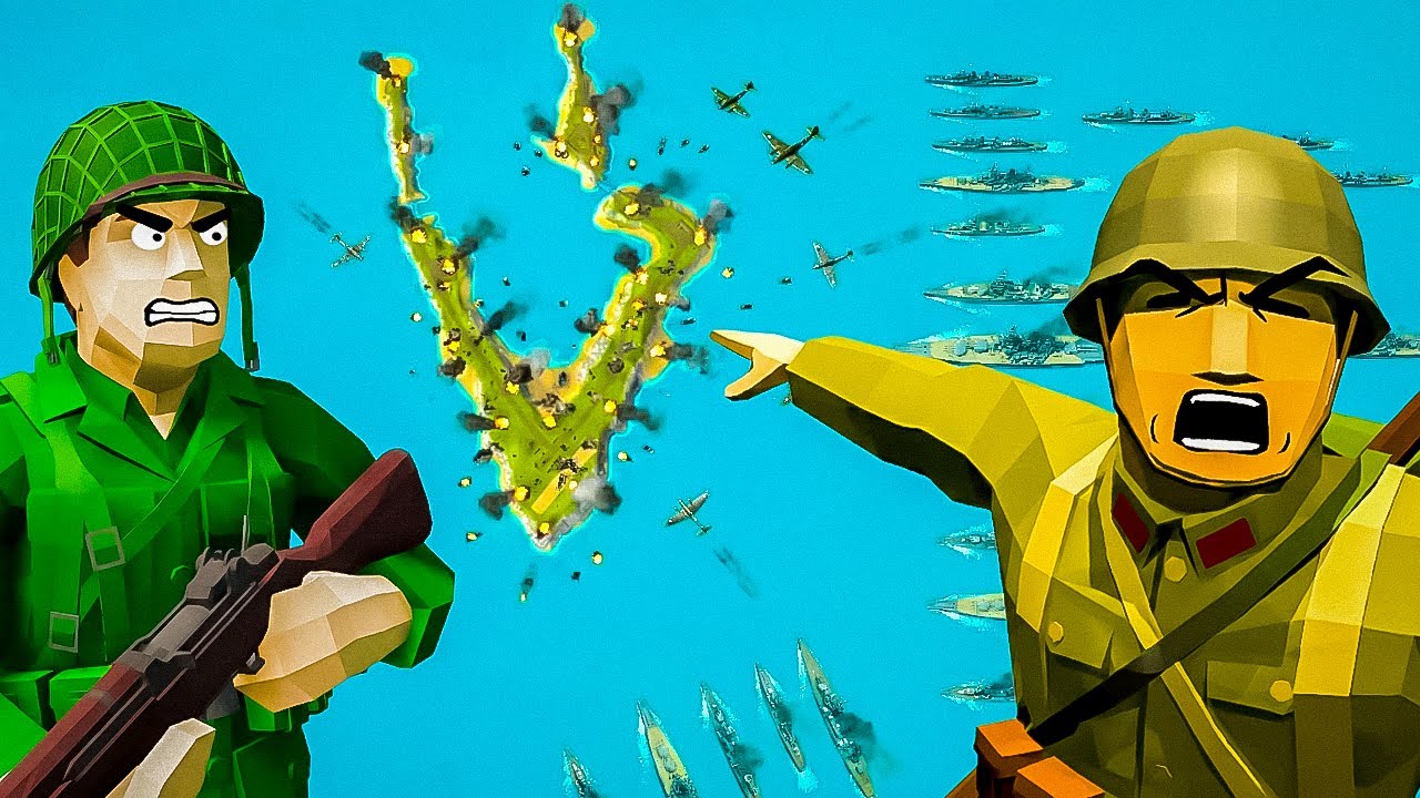 Defending WAKE ISLAND From the Biggest WW2 Japanese Invasion Ever in Ravenfield