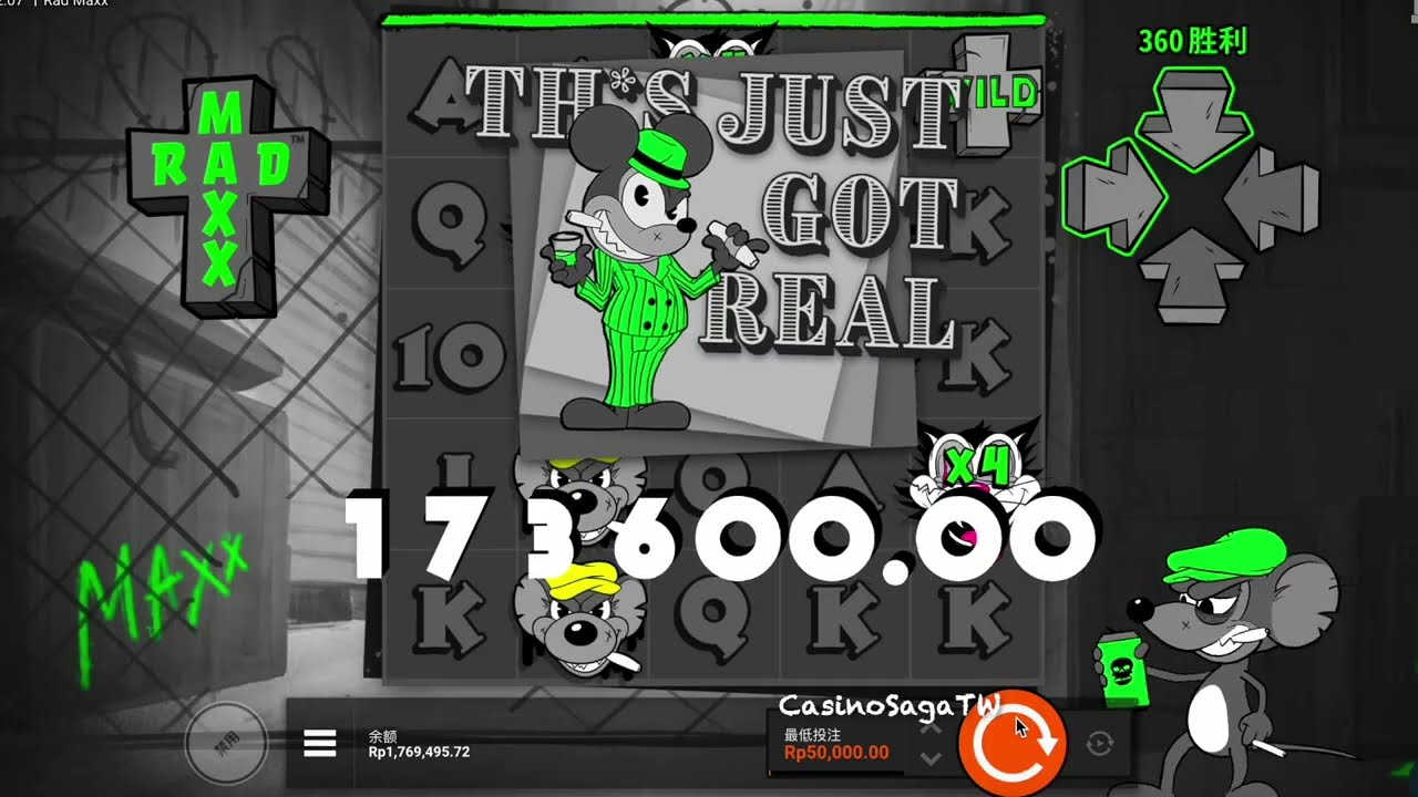 Rad Maxx (Hacksaw Gaming) &ndash; INSANE 450x Hit! Extreme Spins & Bonus Buys! 🛹🔥